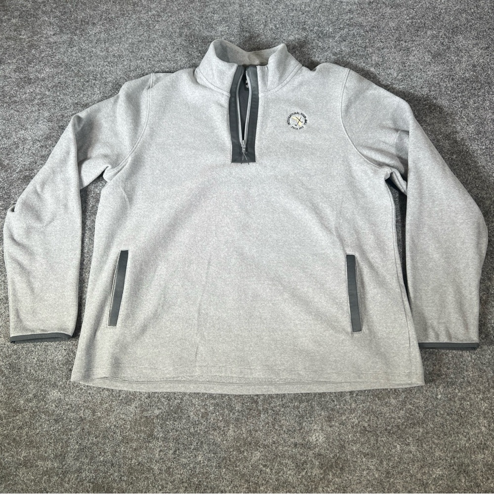 Under Armour‎ Sweatshirt Mens 2XL Gray 1/4 Zip Storm  Fleece Golf Four-Ball 1913